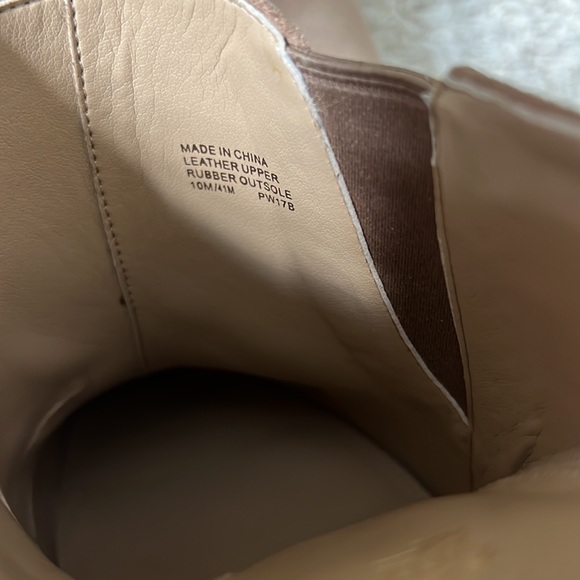 🍁NWOT Michael Kors Braden Cashew Suede Mule Sz 10 - Picture 7 of 9